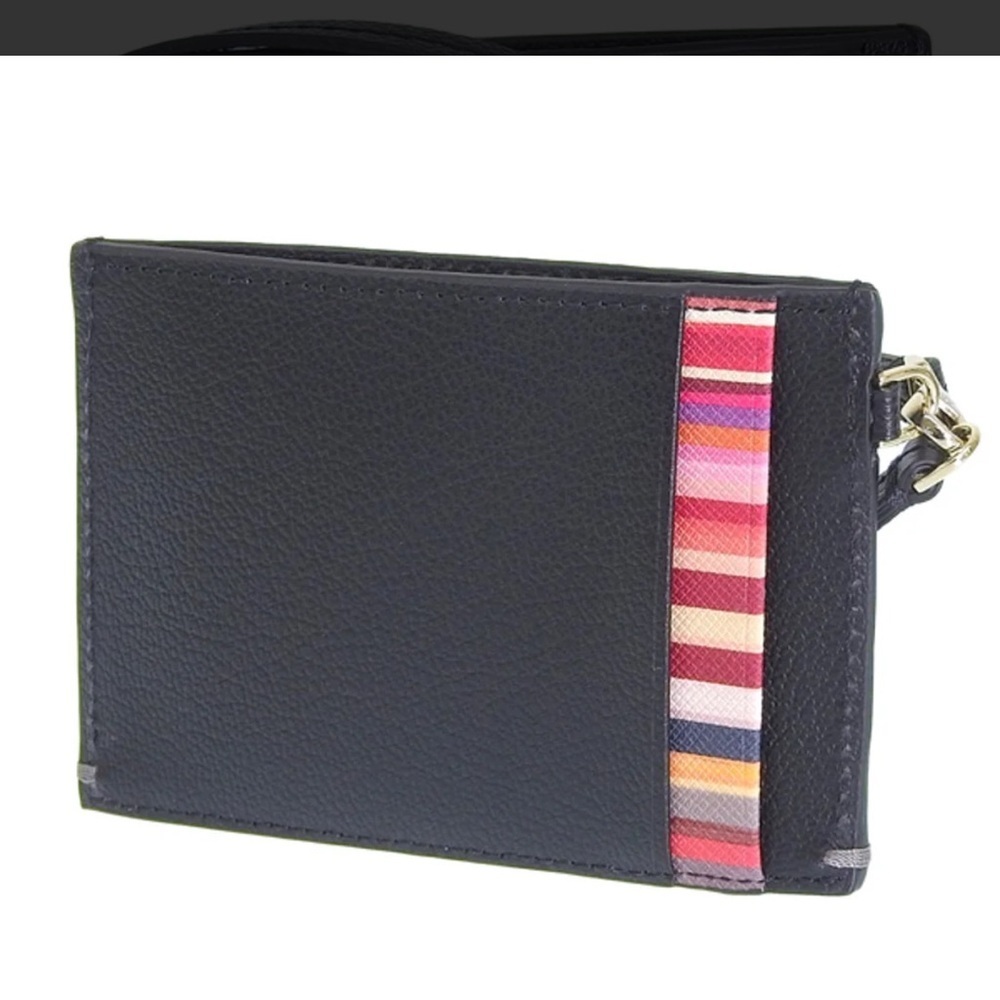 Check out Paul Smith!!Black Textured Leather card holder. NWOT. Men or women’s - Picture 2 of 6
